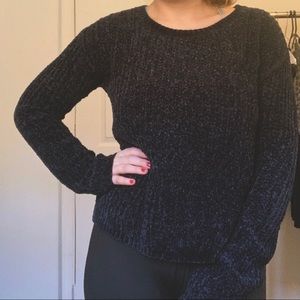 Aeropostale Velvet Navy Sweater